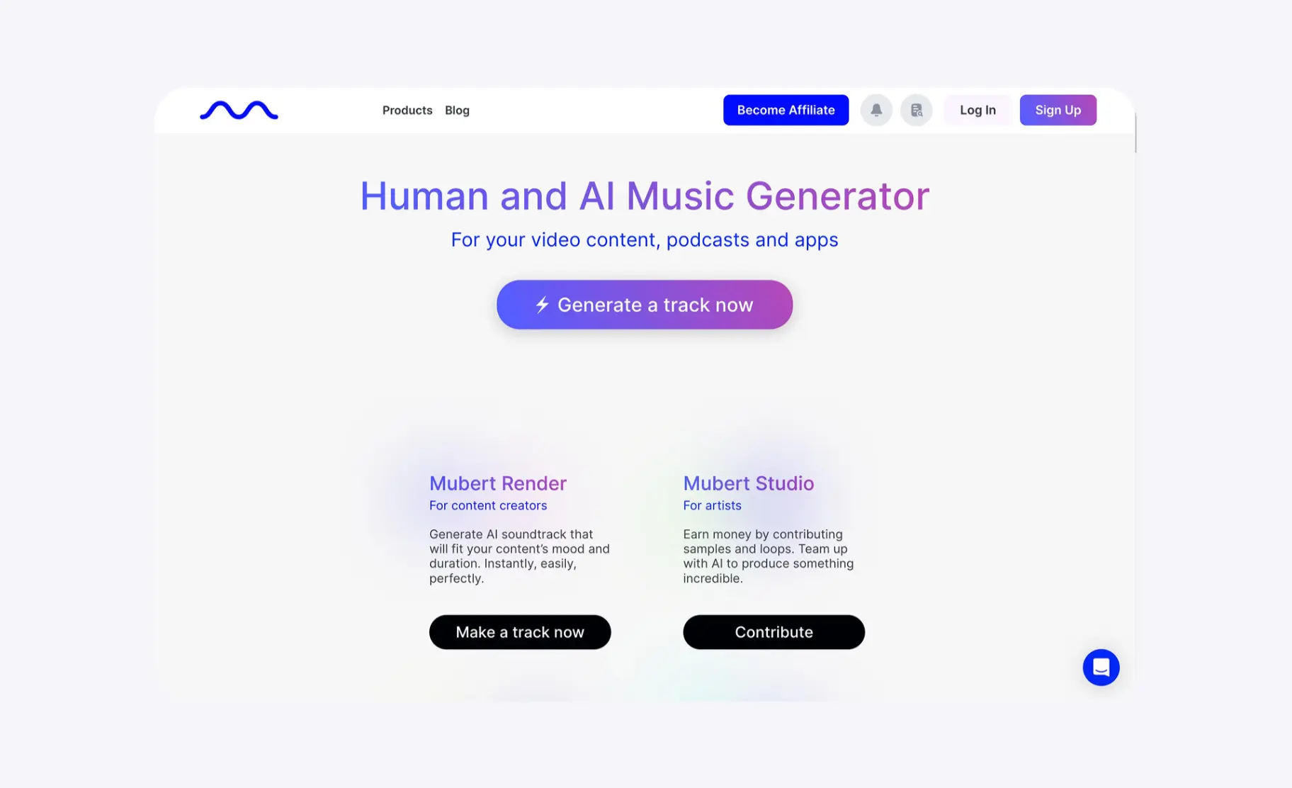 ai for everyone - mubert