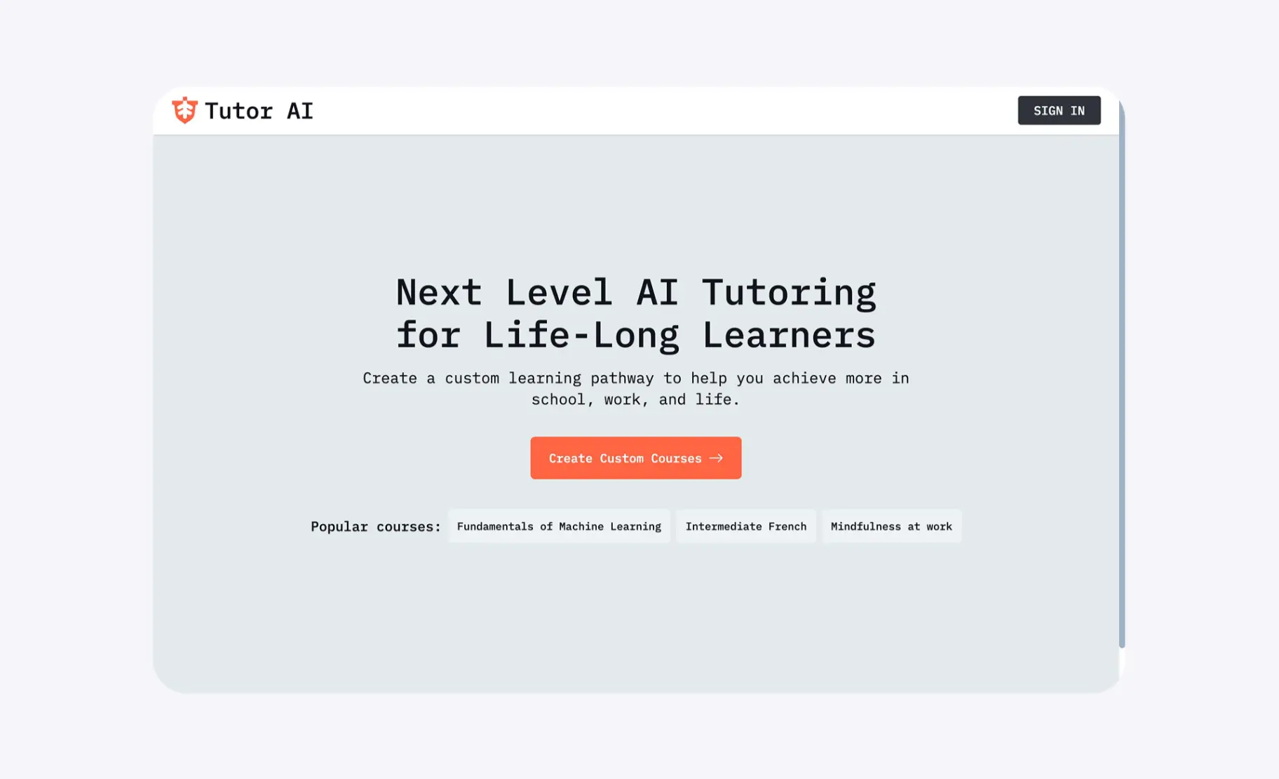 ai for everyone - tutor ai